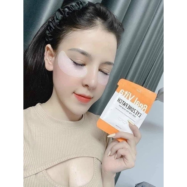 MẶT NẠ MẮT PRRETI REAL VITA EYEZONE PATCH GÓI 30 MIẾNG