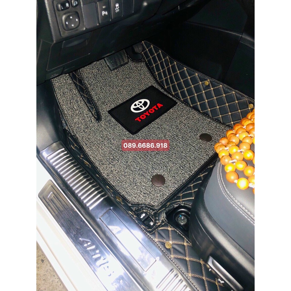Thảm lót sàn ô tô 5D,6D Toyota Altis - Thảm sàn xe 5 chỗ - Thảm da + rối chống bẩn, Sạch sẽ - Sang Trọng