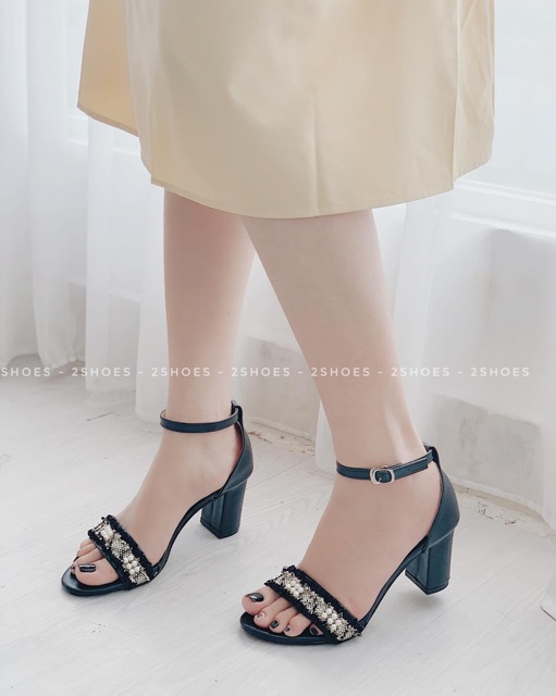 Sandal thổ cẩm 7cm hàng Việt Nam Xuất Khẩu