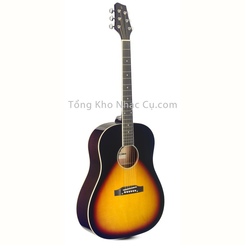 Đàn Guitar Acoustic Stagg SA35 DS-VS ( Tặng kèm bao da, capo, pic, ty chỉnh cần )