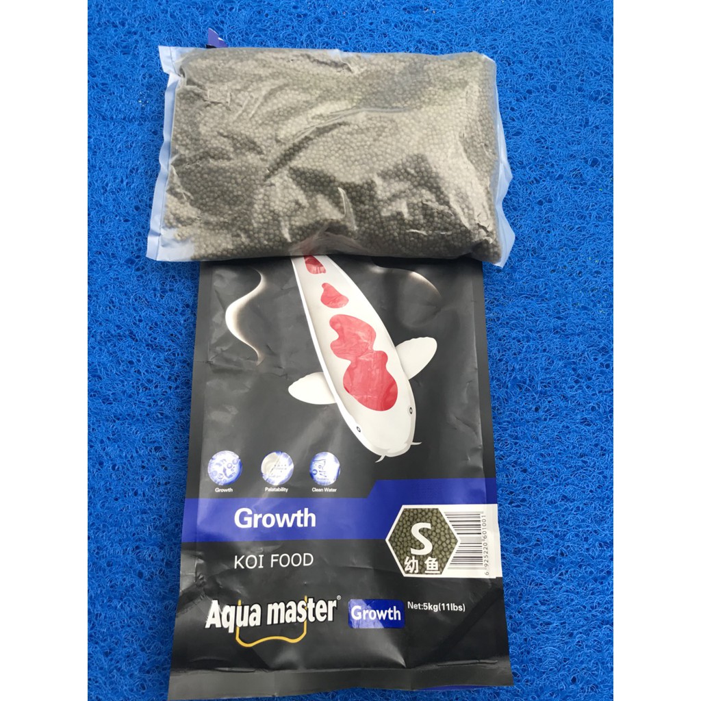 Thức ăn cá koi Aquamaster túi 1kg, cám cá koi cao cấp , thức ăn tăng trưởng, lên màu cân bằng cho cá koi