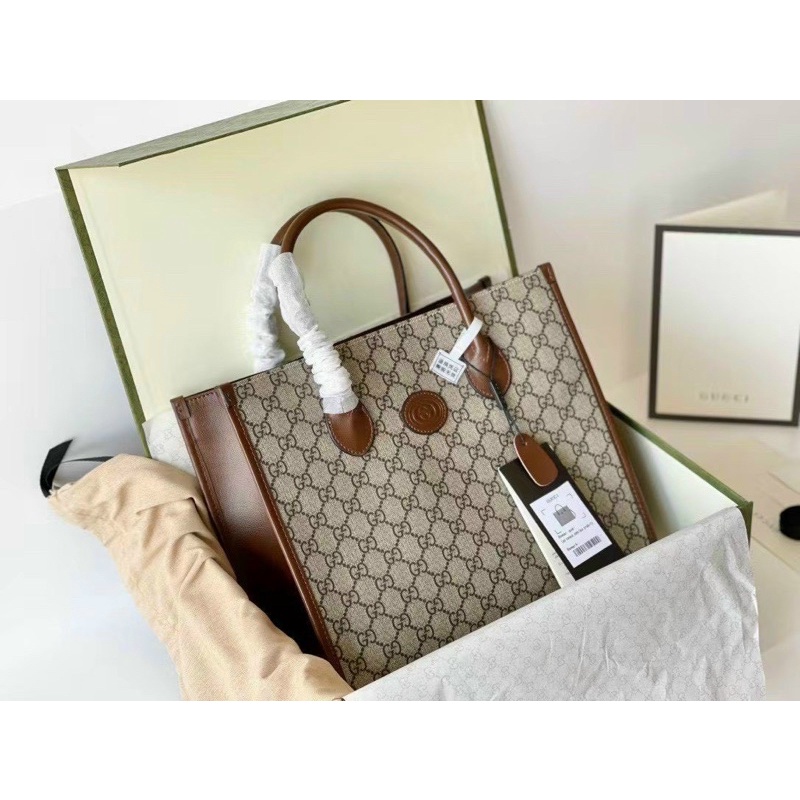 ✅Túi GG TOTE BAG - 31cm - Bản SUPVIP [Full2box]