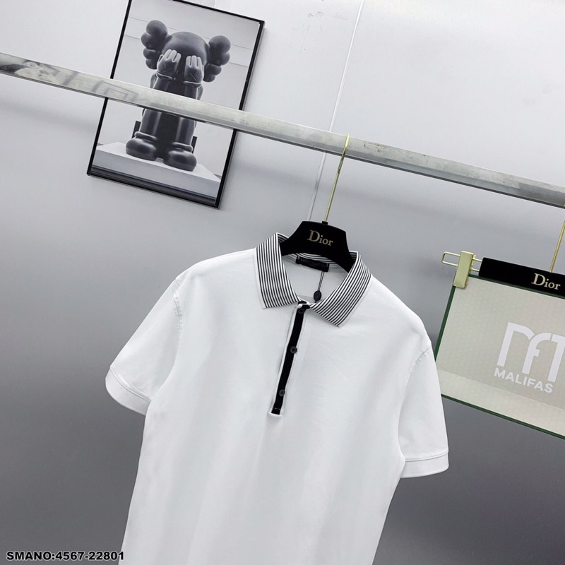 Áo Polo Nam LV Cổ Xám Chất Cotton Mát Siêu Đẹp - Áo Phông Cổ Bẻ Đơn Giản