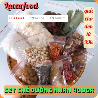 - Sét chè dưỡng nhan 12 vị cao cấp nấu được 15 chai 330ml- Chè Tuyết yến Dưỡng nhan - Lucarfood