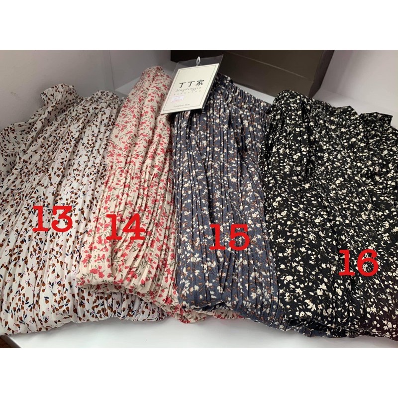 [ẢNH THẬT] Chân Váy Hoa Nhí Xếp Ly Pastel Vintage Có Sẵn Siêu Xinh (Bảng Màu Mới) | BigBuy360 - bigbuy360.vn
