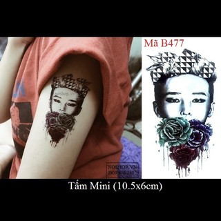 Xăm dán Tattoo bigbang B477