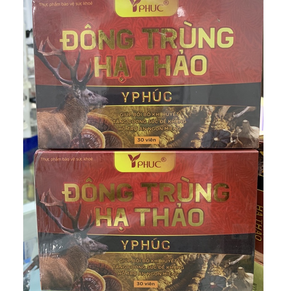 ĐÔNG TRÙNG HẠ THẢO Y Phúc - Giúp Tăng sức đề kháng, phòng ngừa bệnh và bồi bổ cơ thể- Nhà Thuốc Mỹ Kim