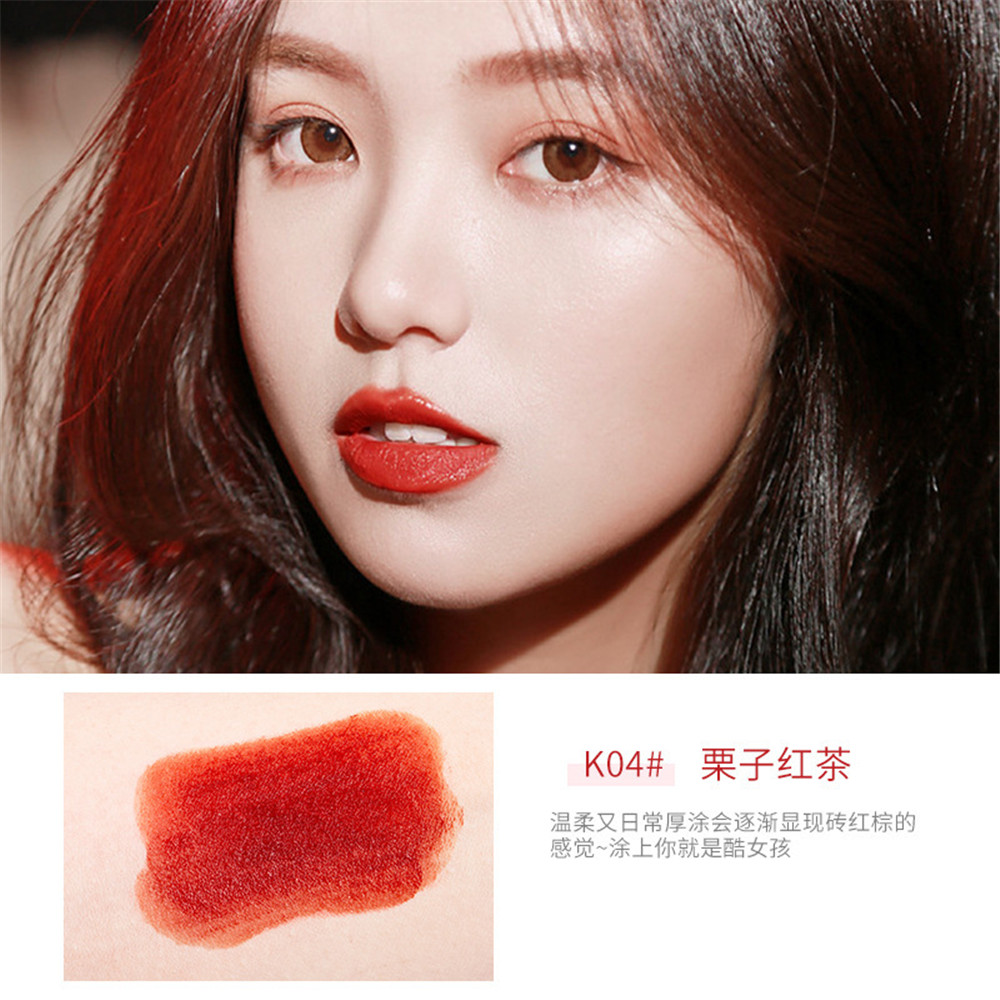 [Hàng mới về] Son kem lì kháng nước lâu trôi cỡ nhỏ màu sắc tươi mới retro thời trang cho nữ và người mới bắt đầu