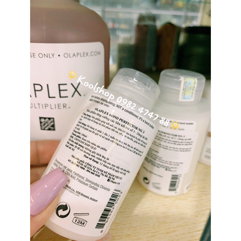 🌿 SIÊU PHỤC HỒI TÓC HƯ TỔN- #3 OLAPLEX BOND PERFECTOR NO.3 KẾT NỐI CÁC LIÊN KẾT TÓC TẠI NHÀ SỐ 3 🌿