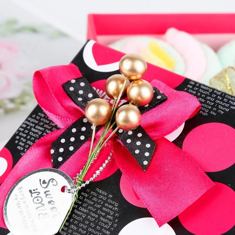 Set 50 Hoa Anh Đào Giả Mini Bằng Nhựa Trang Trí Cây Thông Giáng Sinh / Tiệc Cưới
