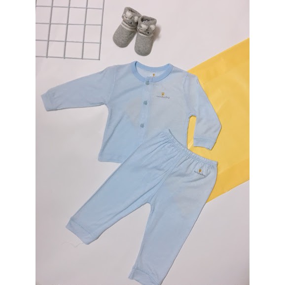 Bộ dài tay cài giữa Noubaby bé trai / bé gái