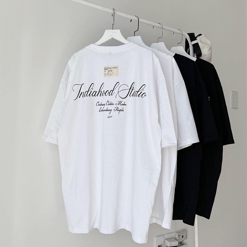 (có sẵn) Áo thun Tay lỡ Form rộng Indiahood unisex (nam nữ mặc được)