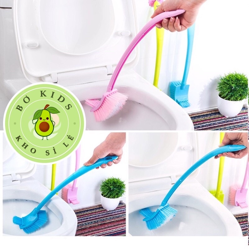 Chổi Cọ Toilet, Vệ Sinh 2 Đầu - Cọ Làm Sạch Mọi Vết Bẩn Dễ Dàng 1455 SHOP SIÊU RẺ 88