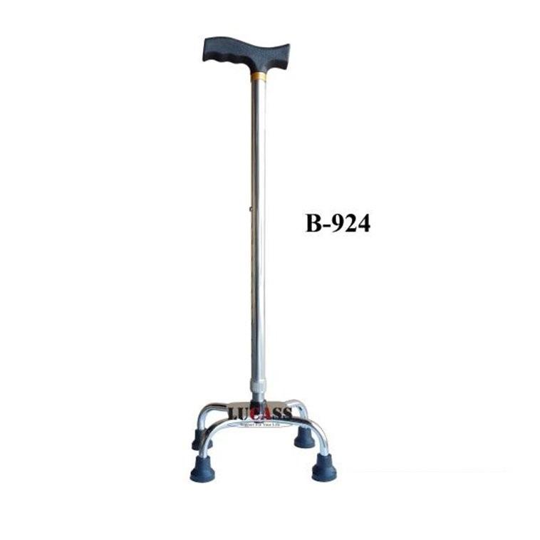 Gậy tập đi 4 chân cao LUCASS b924- b926 -B932 - b934 cho người già, người phục hồi chức năng - Cam kết Chính Hãng