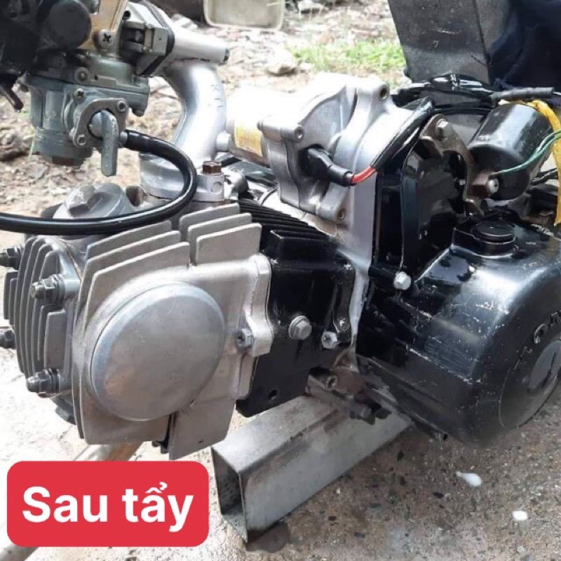 Nước tẩy đầu bò, lốc máy xe