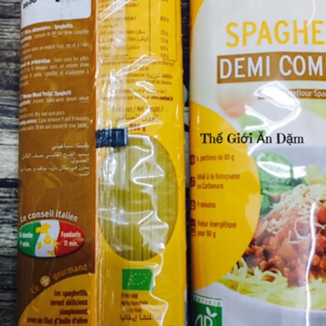 Mì Ý Spaghetti Hữu Cơ Markal 500g