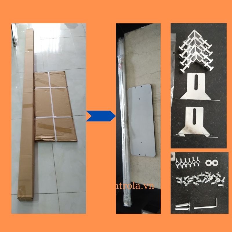 STANDEE CHÂN SẮT KHUNG NHÔM - 2 MẶT NHÔM CAO CẤP KHÔNG RỈ SÉT