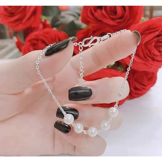 Lắc tay bạc phối ngọc 🌼yn jewelry