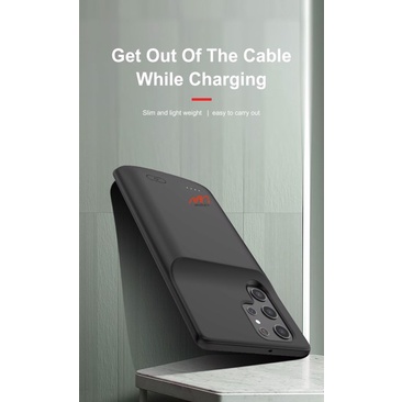 Ốp Lưng Kiêm Sạc Dự Phòng Samsung S22 Ultra/ 4800mAh hiệu Newdery