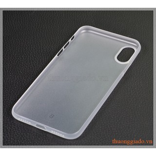 Vỏ ốp nhựa siêu mỏng iPhone X (5.8"), hiệu Baseus, Wing case