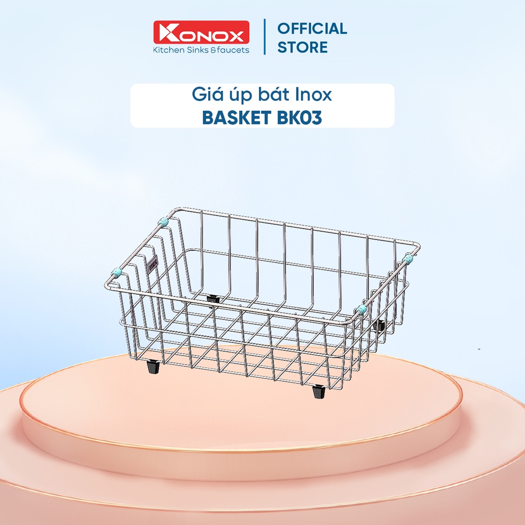 Giá úp bát inox KONOX - Basket BK03