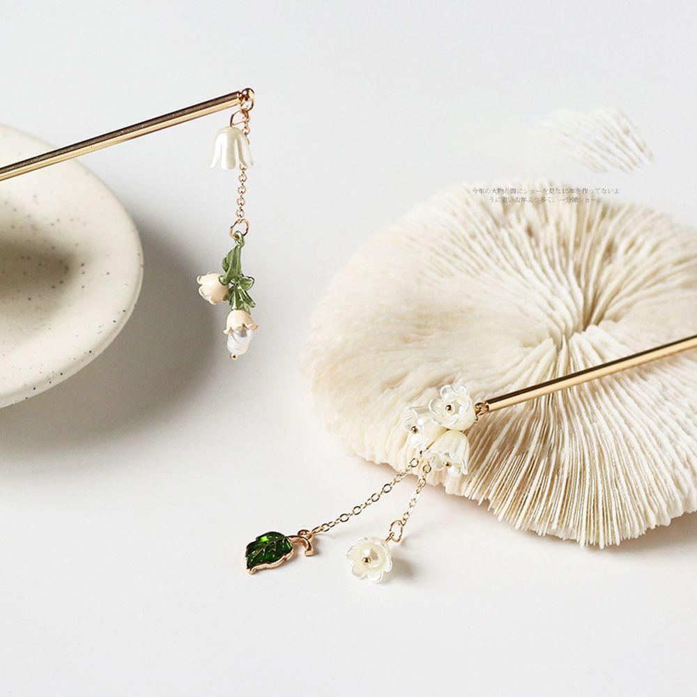 Kẹp Tóc Kim Loại Hình Hoa Tulip Thanh Lịch Cho Nữ