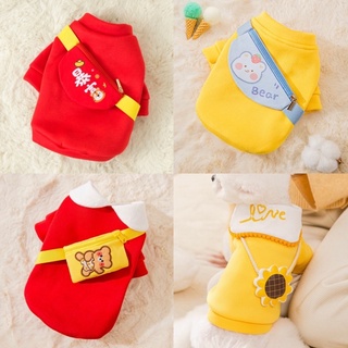 Áo TẾT 2022 xinh kèm túi cho chó mèo