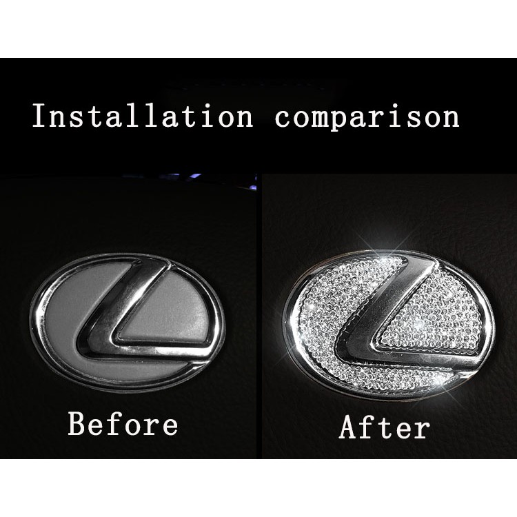 Miếng Dán Trang Trí Vô Lăng Xe Hơi Lexus Es200 Es300 Nx200