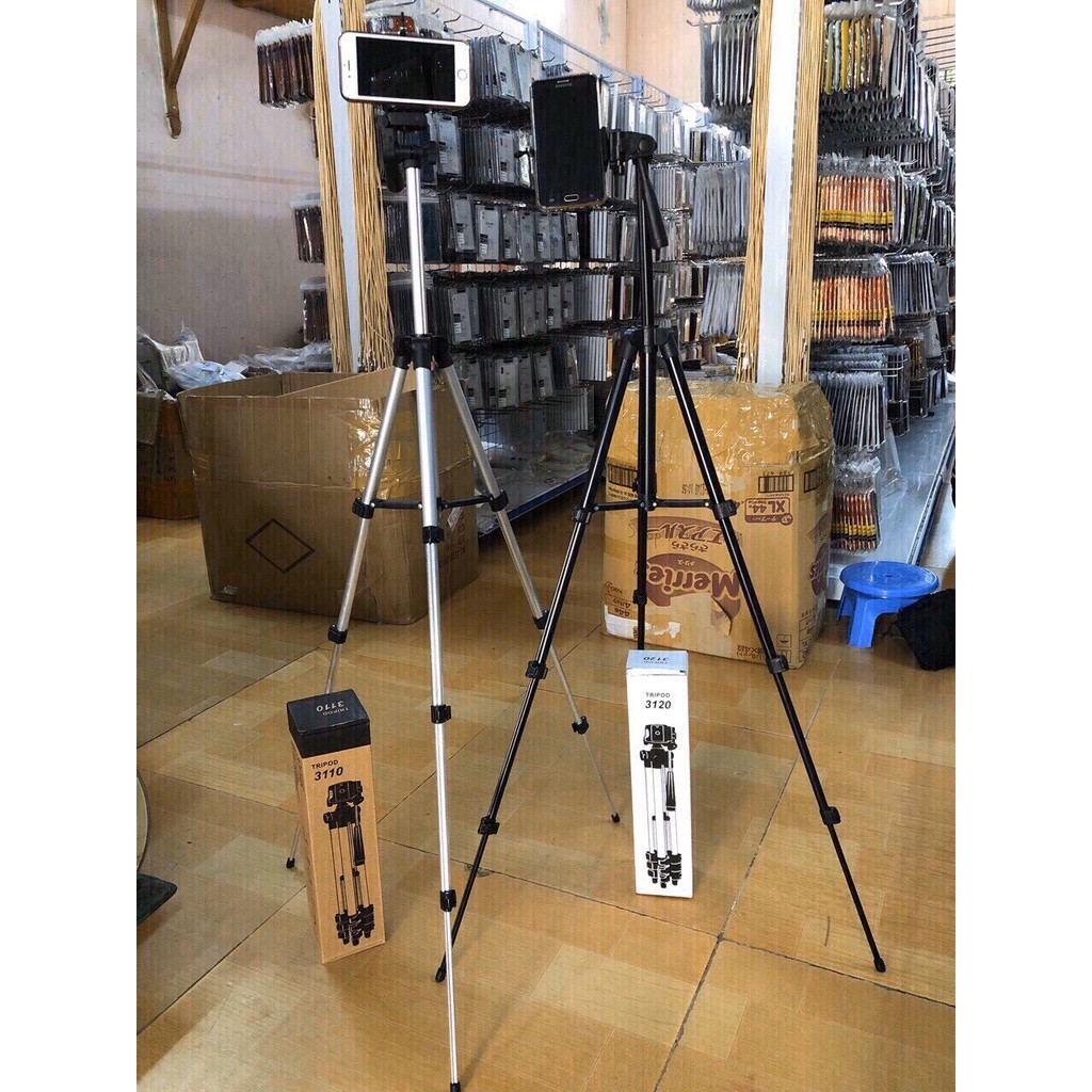 Giá đỡ điện thoại 3 chân triprod 3110 và 3120 có tay quay video