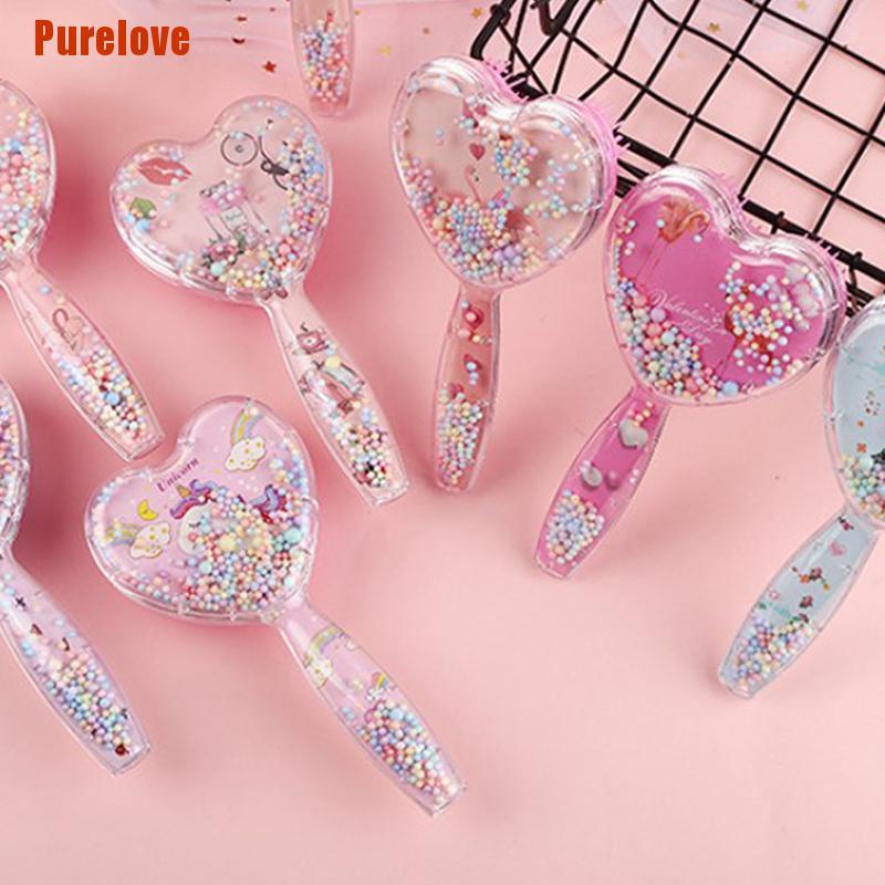 1 Kẹp Tóc Trái Tim Trong Suốt