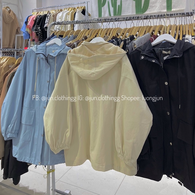 Áo khoác kaki mũ xinh - JUNclothing