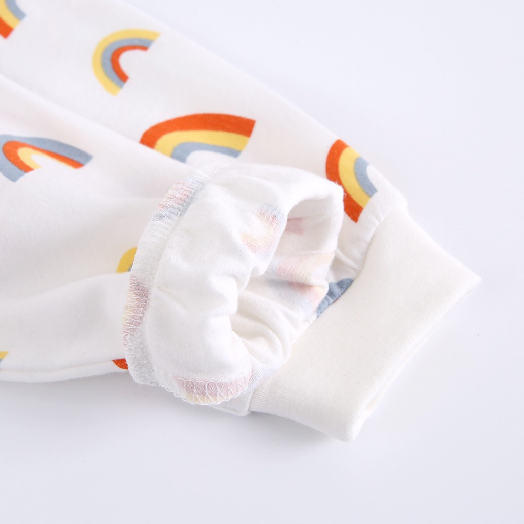 Áo Liền Thân Sanlutoz Bằng Cotton In Họa Tiết Hoạt Hình Cho Bé Sơ Sinh