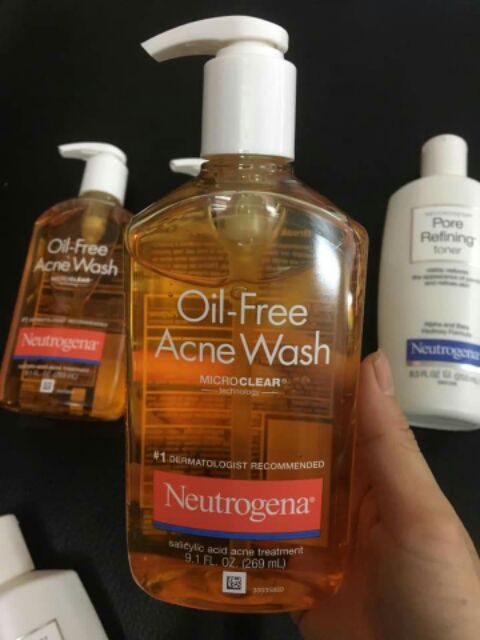 Sữa Rửa Mặt Dành Cho Da Mụn Neutrogena Oil-Free Acne Wash  NỘI ĐỊA MỸ