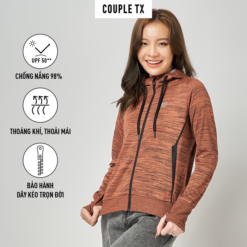 Áo Khoác Nữ UV Sọc Màu Couple TX WOK 2014