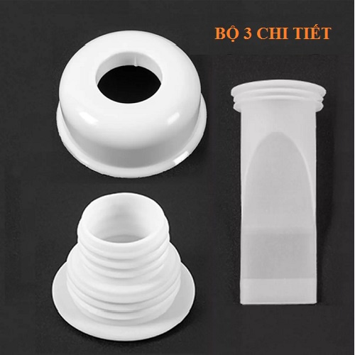 Bộ ngăn mùi hôi cống loại 2 chi tiết hoặc 3 chi tiết dễ lắp đặt, giá thành rẻ nhưng hiệu quả không tưởng