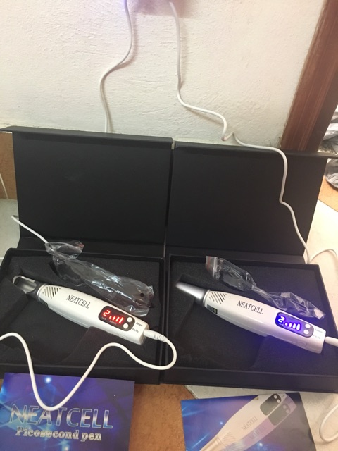 Máy xoá xăm,xoá chân mày, xóa nám tàn nhang mini Neatcell, Máy xoá xăm mini cầm tay Neatcell