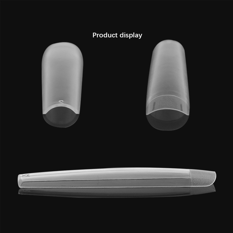 Set 120 Đầu Móng Tay Giả Thẳng Dài Hình Vuông Che Phủ Toàn Diện Cho Salon DIY