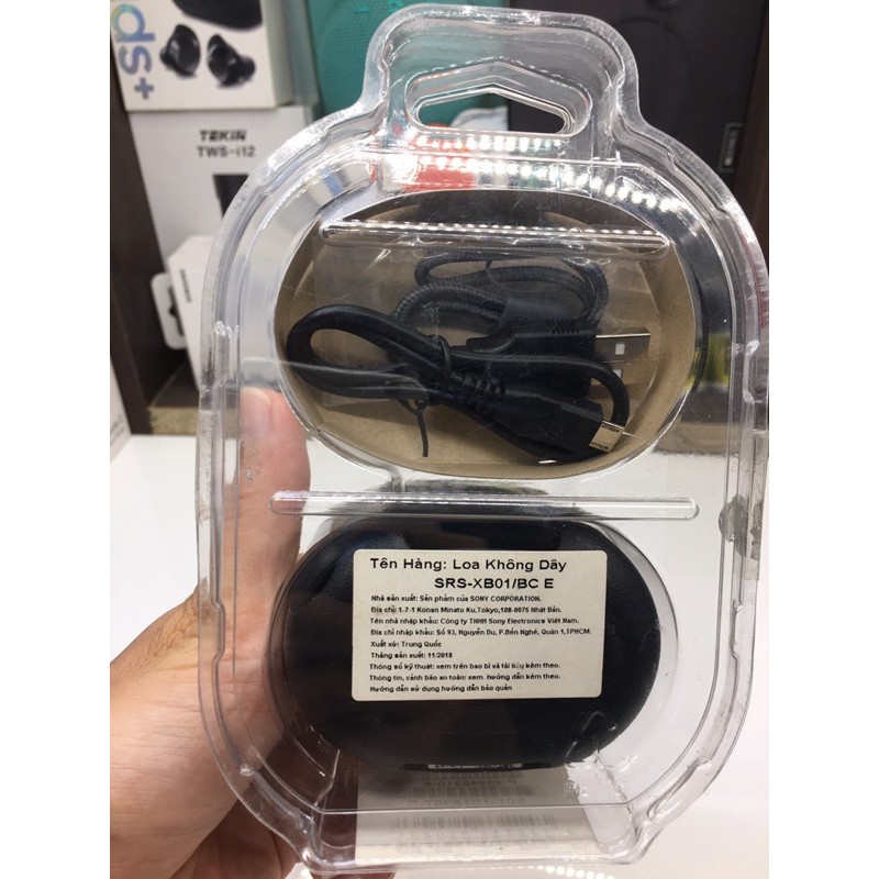 Loa bluetooth Sony Extra Bass SRS-XB01 - Hàng chính hãng