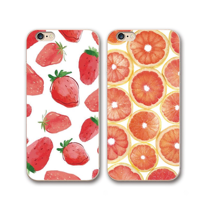 Ốp Điện Thoại tpu Mềm Hình Dâu Tây Cho iphone 12 13 mini 11 14 pro xs max xr 5s se2 6s plus 8 7 plus x Hoạt Hình