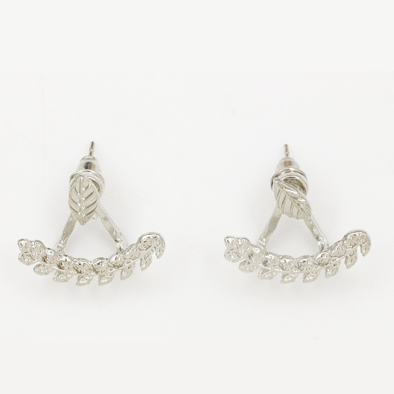 Fashion Korean Style Hanging Leaf Earrings