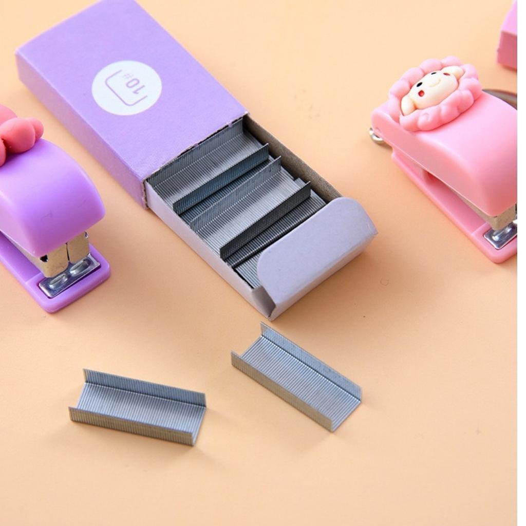 Đồ bấm ( dập ghim) móc khóa đính charm dễ thương , tiện lợi