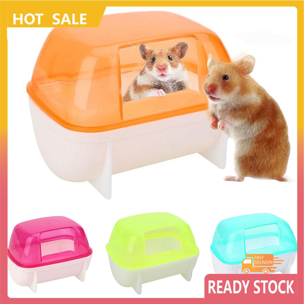 Nhà tắm nhựa cho Hamster Size 10.3 x 7.3 X 7 cm [ LOẠI 1 ] cam kết đổi trả nếu hàng lỗi