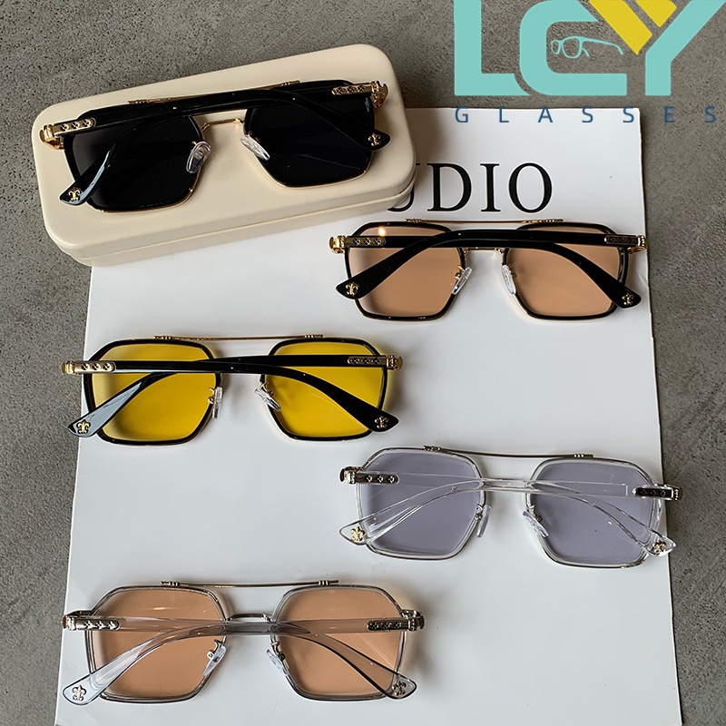 Kính Mát Gọng Vuông Chống Tia UV Phong Cách Hàn Quốc Cổ Điển Mới 2022 0039