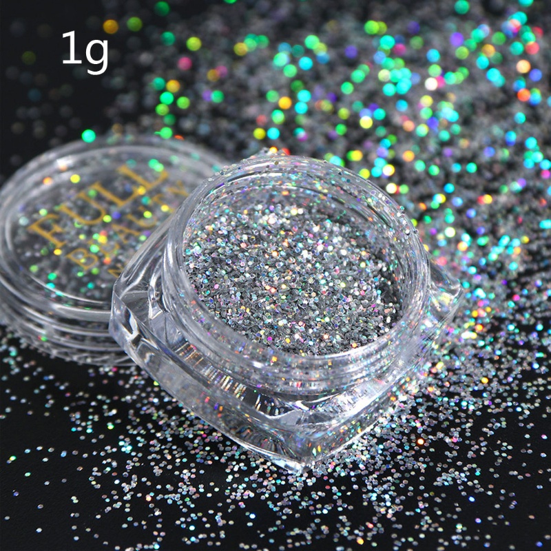 Bộ 8 Kim Tuyến Lấp Lánh Ánh Bạc Nhựa Resin