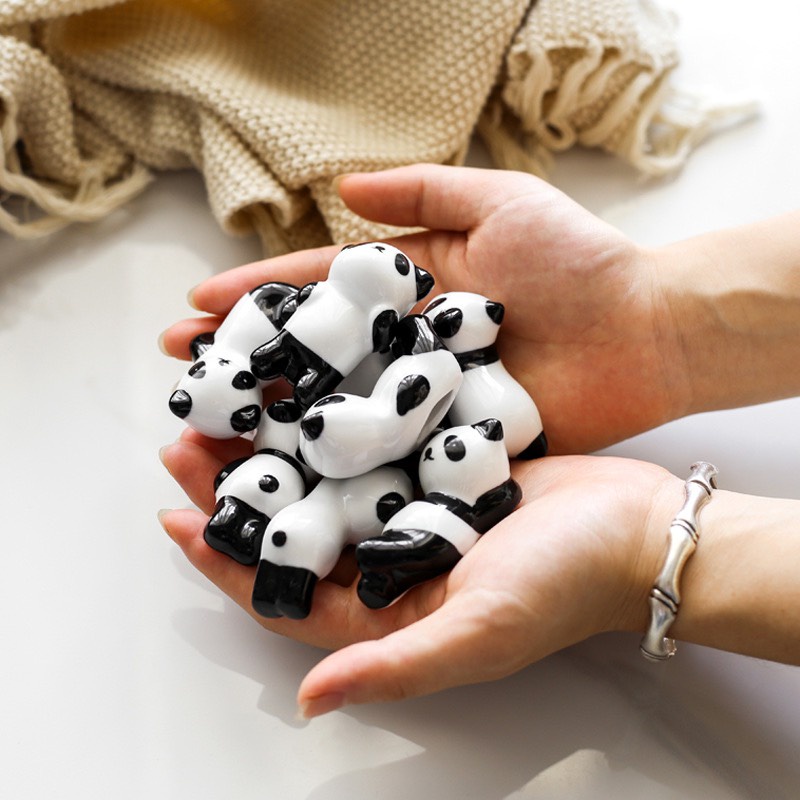 Gác đũa gấu trúc 8 mẫu đáng yêu p/c Nhật - Sứ cao cấp không chì xuất khẩu