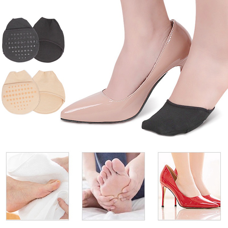 Vớ Đệm Chân Không Đường May Chống Trượt Giảm Đau Dành Cho Nữ Mang Giày Cao Gót