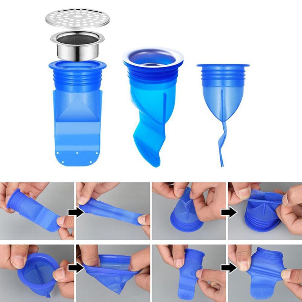 VAN GẮN ỐNG CỐNG NGĂN MÙI HÔI DIỆT CÔN TRÙNG CHO NHÀ TẮM NHÀ VỆ SINH CỰC HIỆU QUẢ - DỤNG CỤ NGĂN MÙI HÔI ỐNG THOÁT NƯỚC