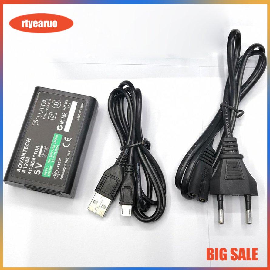 For Ps Vita 2000 Power Adapter Charger Set Game Player Charger Professional Us/Eu For Large-Screen Hdtv