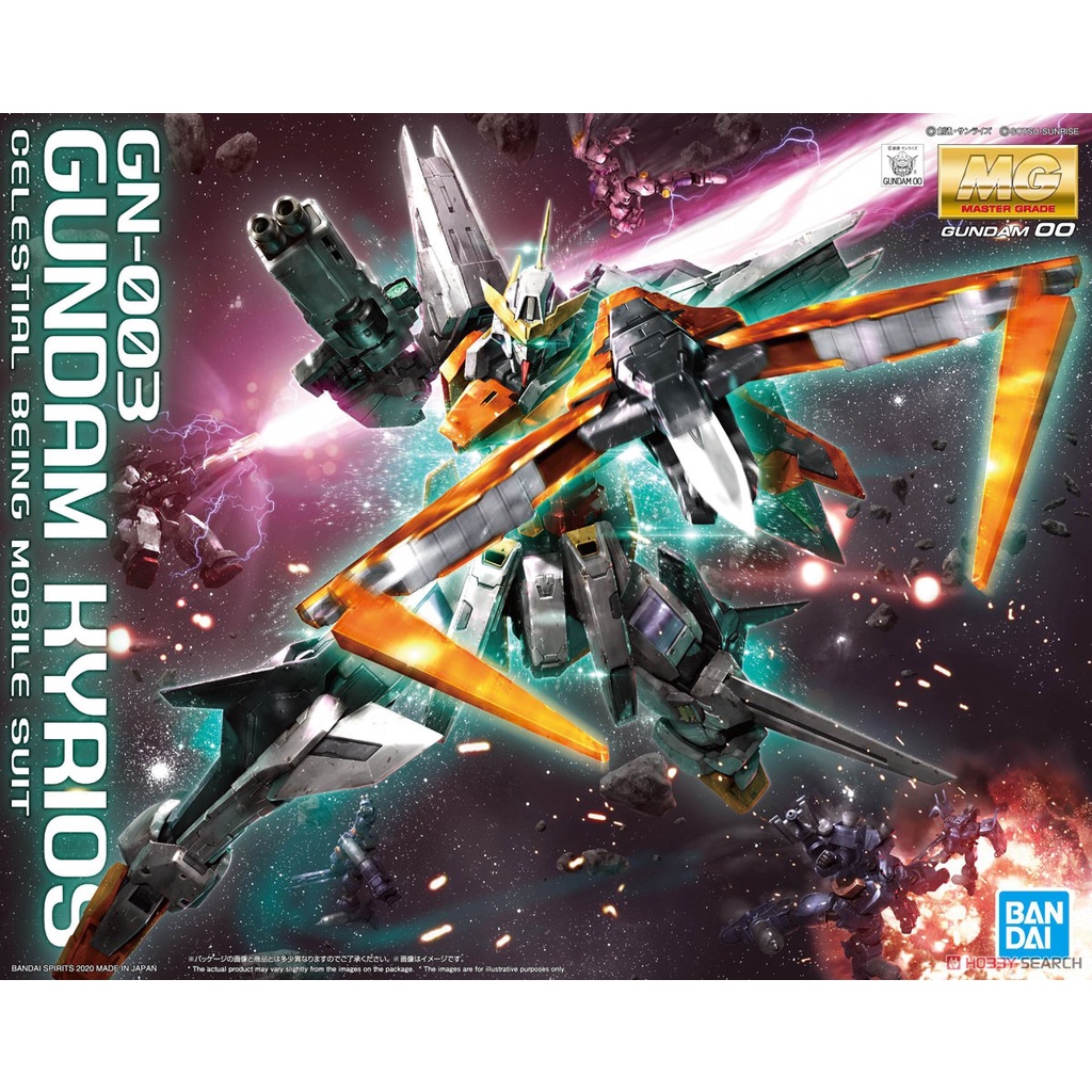 Mô Hình Gundam MG Kyrios 1/100 GN-003 00 Bandai Đồ Chơi Lắp Ráp Anime Nhật