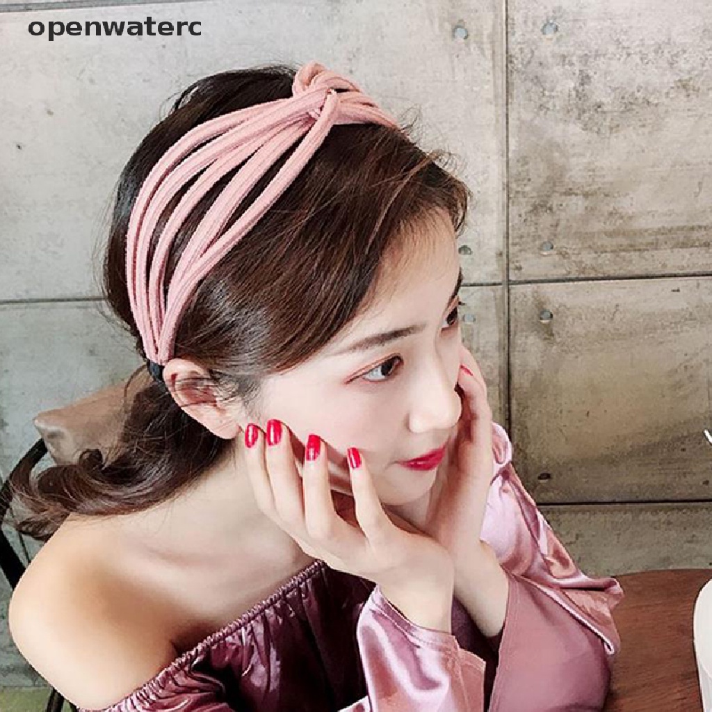 Cài Tóc Dạng Xoắn Thắt Nơ Chéo Thời Trang Cho Nữ